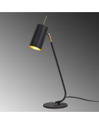 Lampe de table Sivani  noir/doré - 8x26x55 cm